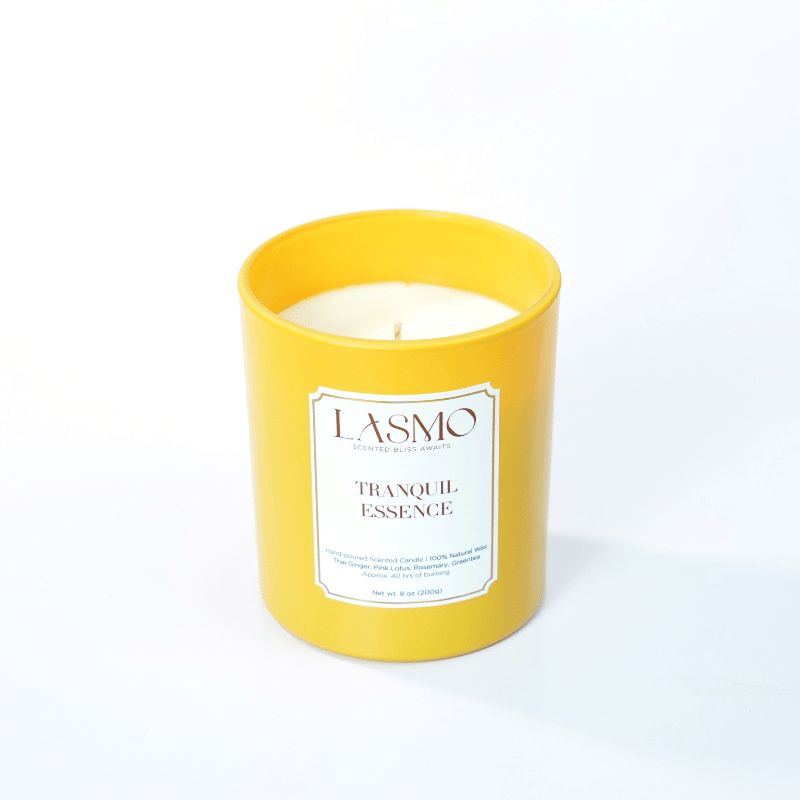  Nến thơm LASMO Tranquil Essence mùi Thiền thư giãn size 8oz 200gr - nến thơm tinh dầu thiên nhiên 