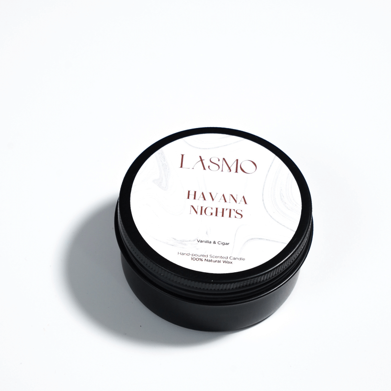  Nến thơm LASMO Havana Nights mùi Vani Cigar size 8oz 200gr - nến thơm tinh dầu thiên nhiên 