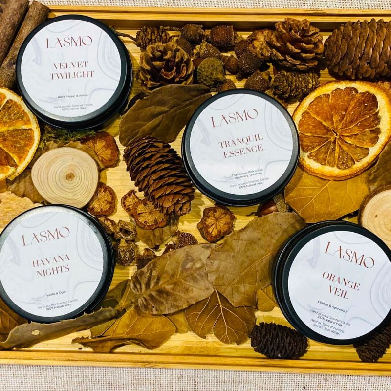  COMBO 4 hũ nến 60gr - Kèm hộp quà tặng 