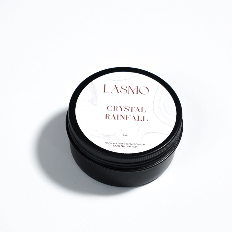  Nến thơm LASMO Crystal Rainfall mùi Mưa thư giãn size 2oz 60gram - nến thơm tinh dầu thiên nhiên 