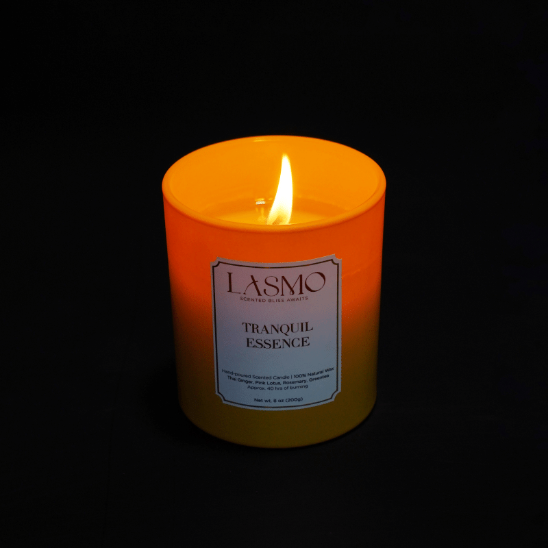  Nến thơm LASMO Tranquil Essence mùi Thiền thư giãn size 8oz 200gr - nến thơm tinh dầu thiên nhiên 